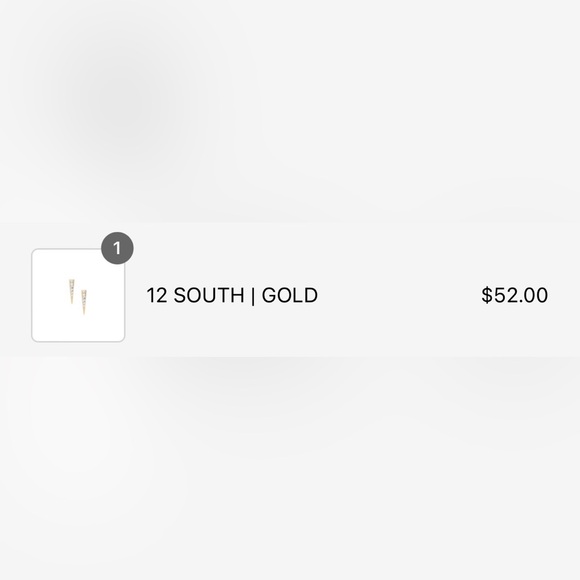 Uncommon James 12 South Gold Stud Earrings - Picture 10 of 10